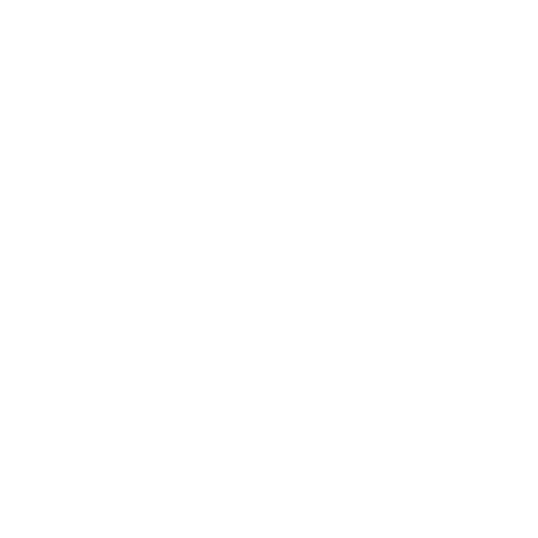 Pizza on the Hill Logo - White